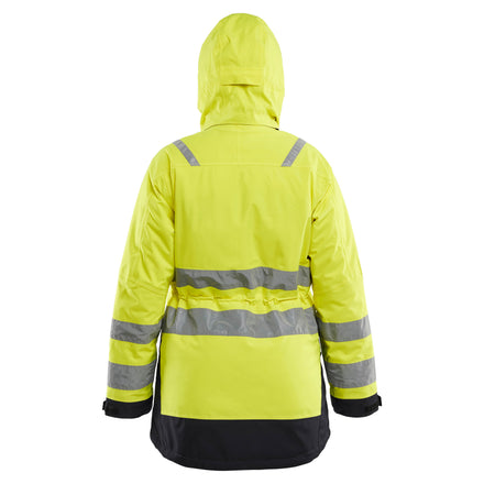 Blaklader 4472 Womens Hi Vis Winter Parka Hi Vis Yellow Black Feature