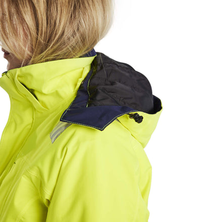 Blaklader 4472 Womens Hi Vis Winter Parka Hi Vis Yellow Navy Blue Feature 2