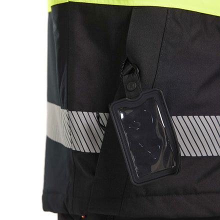 Blaklader 4480 Hi Vis Winter Jacket Black Hi Vis Yellow Feature 2