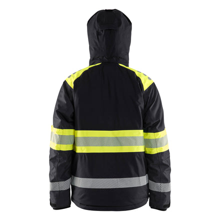 Blaklader 4480 Hi Vis Winter Jacket Black Hi Vis Yellow Feature