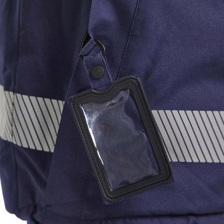 Blaklader 4480 Hi Vis Winter Jacket Navy Blue Hi Vis Yellow Feature 1