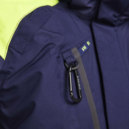Blaklader 4480 Hi Vis Winter Jacket Navy Blue Hi Vis Yellow Feature 2