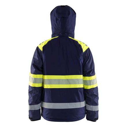 Blaklader 4480 Hi Vis Winter Jacket Navy Blue Hi Vis Yellow Feature