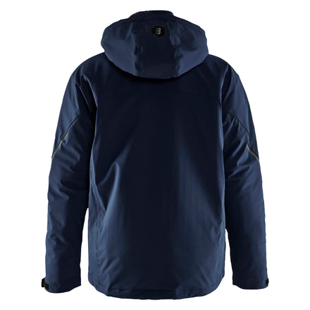 Blaklader 4484 Lightweight Lined Winter Jacket Stretch Dark Navy Black Back