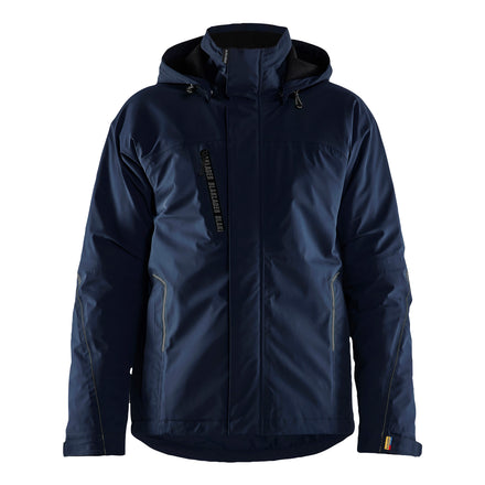 Blaklader 4484 Lightweight Lined Winter Jacket Stretch Dark Navy Black Front