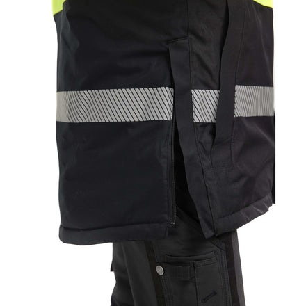 Blaklader 4485 Hi Vis Winter Parka Black Hi Vis Yellow Feature 2