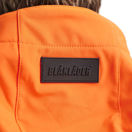 Blaklader 4491 Hi Vis Softshell Jacket Hi Vis Orange Grey Feature 3