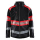 Blaklader 4494 Hi Vis Softshell Jacket Black Hi Vis Red Main