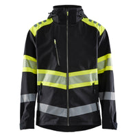 Blaklader 4494 Hi Vis Softshell Jacket Black Hi Vis Yellow Main