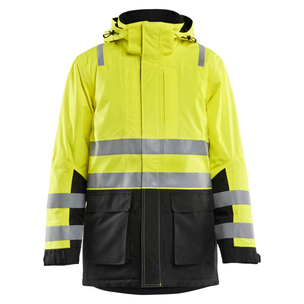Blaklader 4495 Hi Vis Winter Parka Hi Vis Yellow Black Main