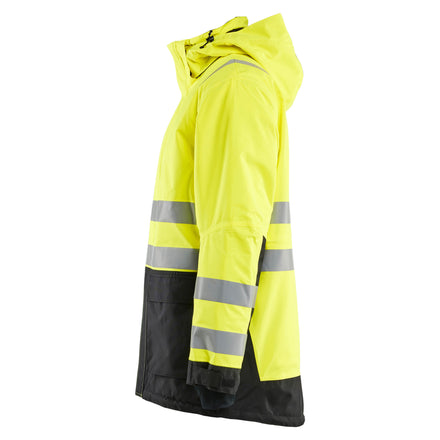 Blaklader 4495 Hi Vis Winter Parka Hi Vis Yellow Black Right
