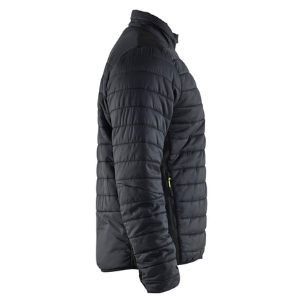 Blaklader 4710 Warm Lined Jacket Black Hi Vis Yellow Right