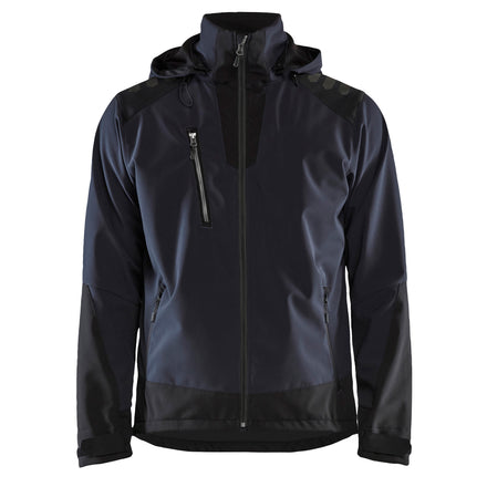 Blaklader 4749 Softshell Jacket Dark Navy Black Front