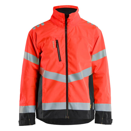 Blaklader 4760 Hi Vis Shell Jacket Hi Vis Red Black Main