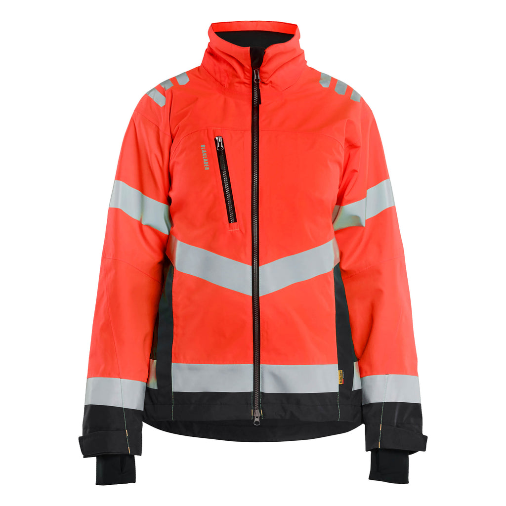 Blaklader 4761 Hi-Vis Red/Black Women's Shell Jacket