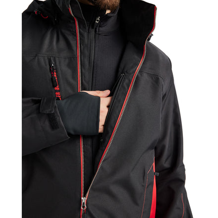 Blaklader 4790 Shell Jacket Black Red Feature