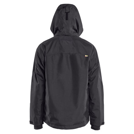 Blaklader 4790 Shell Jacket Dark Grey Black Back Hood Up