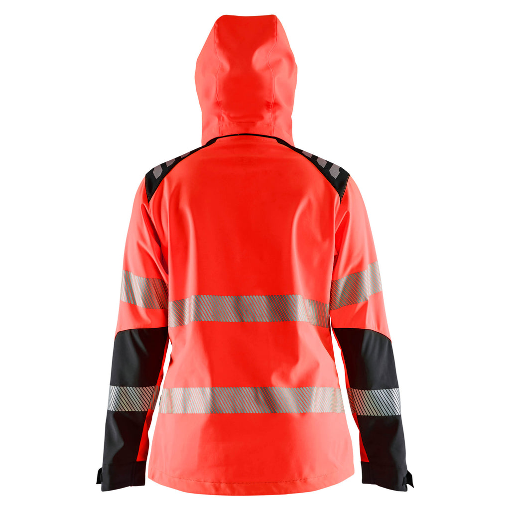 Blaklader 4791 Womens Hi Vis Softshell Jacket Hi Vis Red Black Feature