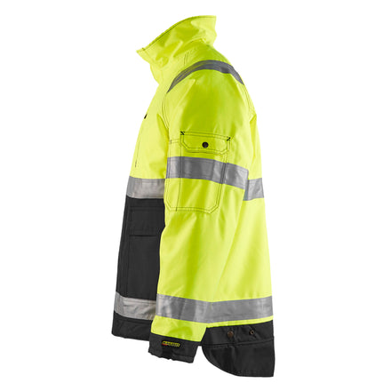 Blaklader 4827 Hi Vis Winter Jacket Hi Vis Yellow Black Left