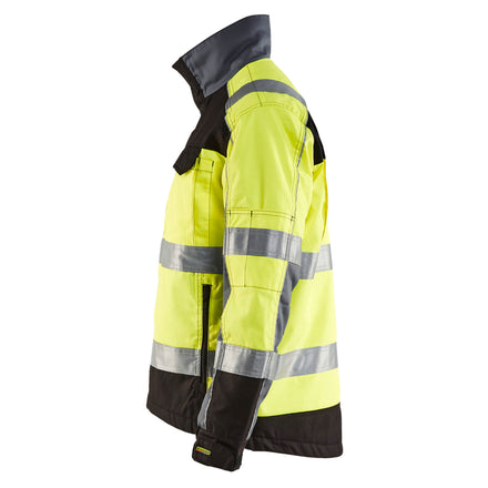 Blaklader 4851 Hi Vis Winter Jacket Hi Vis Yellow Black Left