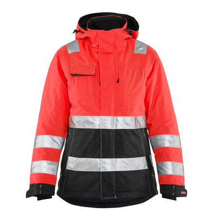 Blaklader 4872 Hi-Vis Red/Black Women's Winter Jacket