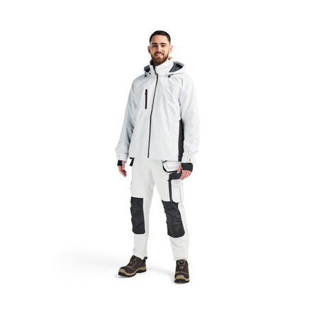 Blaklader 4890 Lightweight Lined Winter Jacket White Dark Grey Model