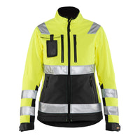 Blaklader 4902 Hi-Vis Yellow/Black Women's Softshell Jacket