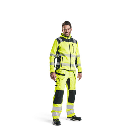 Blaklader 4923 Knitted Hi Vis Jacket Hi Vis Yellow Black Model