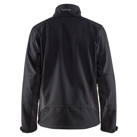 Blaklader 4950 Softshell Jacket Black Dark Grey Back