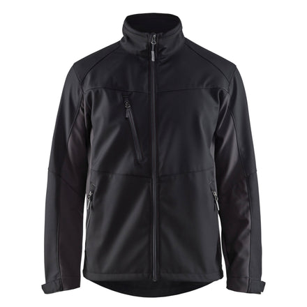 Blaklader 4950 Softshell Jacket Black Dark Grey Front