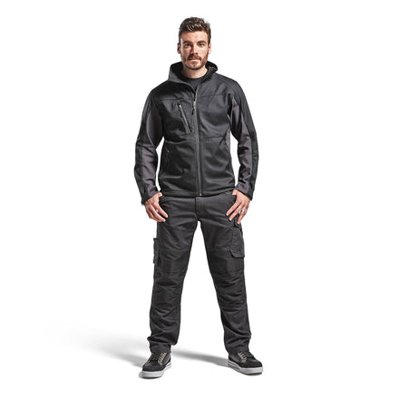 Blaklader 4950 Softshell Jacket Black Dark Grey Model