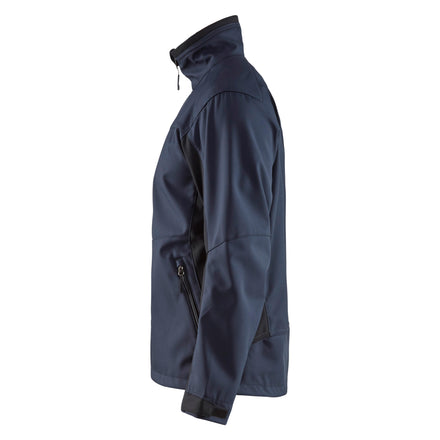 Blaklader 4950 Softshell Jacket Dark Navy Black Left
