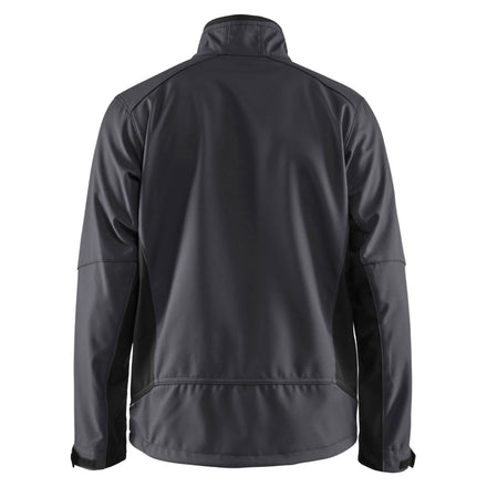 Blaklader 4950 Softshell Jacket Mid Grey Black Back