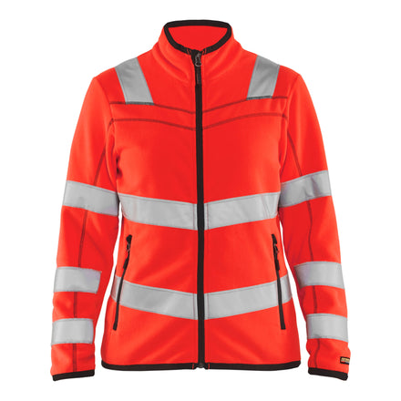 Blaklader 4966 Hi-Vis Red Women's Microfleece Jacket
