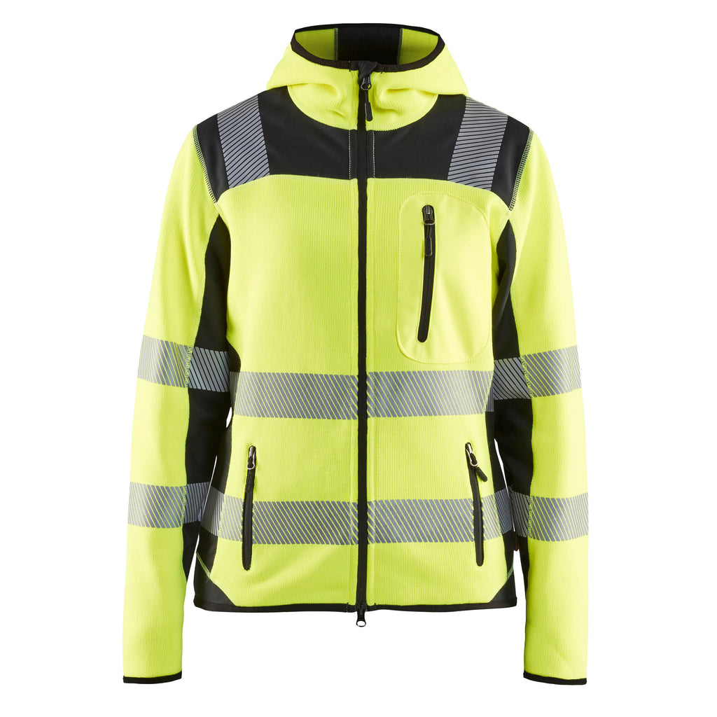 Blaklader 4967 Hi-Vis Yellow/Black Women's Knitted Jacket