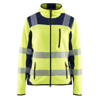 Blaklader 4967 Hi-Vis Yellow/Navy Blue Women's Knitted Jacket