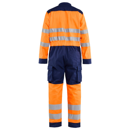 Blaklader 6020 Orange/Navy Blue Hi-Vis Coverall