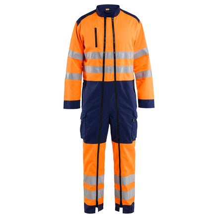 Blaklader 6020 Orange/Navy Blue Hi-Vis Coverall