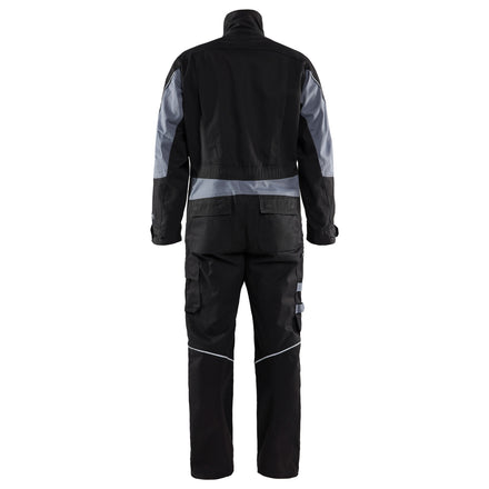 Blaklader 6061 Anti Flame Overall Black Grey Back