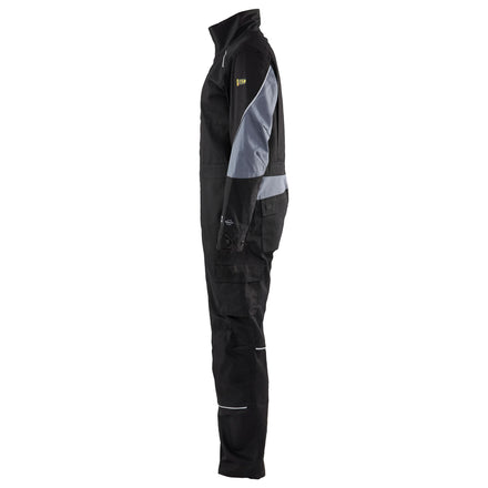 Blaklader 6061 Anti Flame Overall Black Grey Left