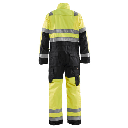 Blaklader 6373 Hi Vis Overall Hi Vis Yellow Black Back