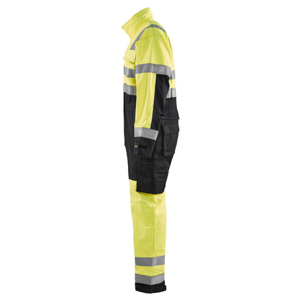 Blaklader 6373 Hi Vis Overall Hi Vis Yellow Black Left