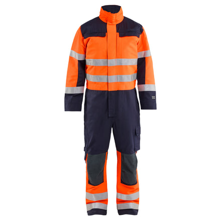 Blaklader 6379 Hi-Vis Yellow/Navy Blue Arc Flash & Fire Retardant Multinorm Overall