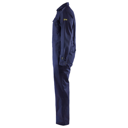 Blaklader 6704 Anti Flame Overall Navy Blue Left