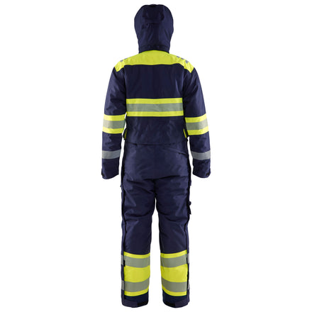 Blaklader 6720 Hi Vis Winter Overall Navy Blue Hi Vis Yellow Feature