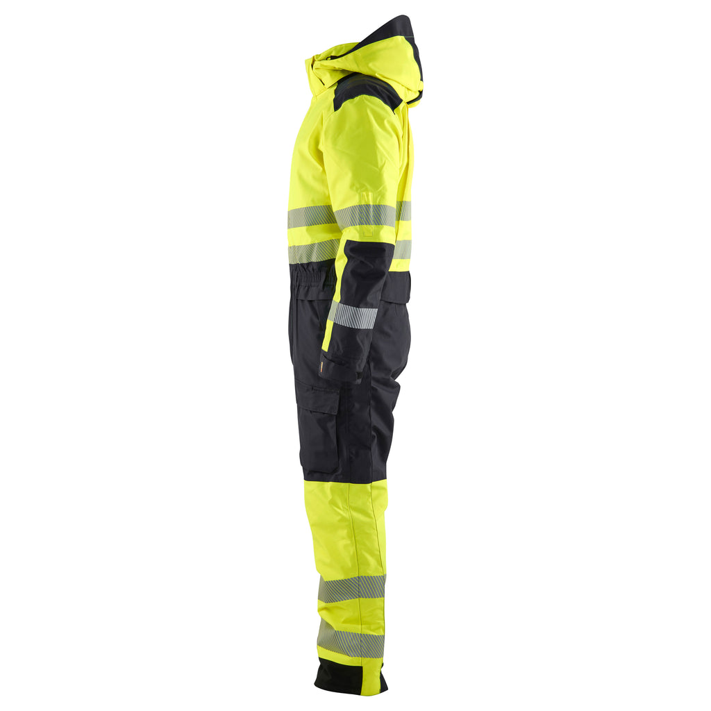 Blaklader 6725 Hi Vis Winter Overall Hi Vis Yellow Black Left