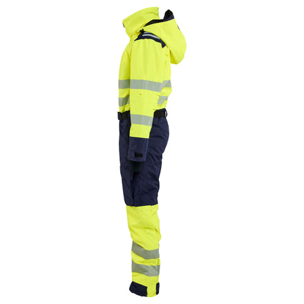 Blaklader 6726 Hi-Vis Yellow/Navy Blue Women's Winter Overall Hi-Vis