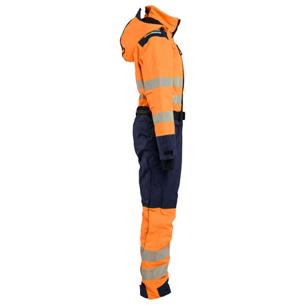 Blaklader 6726 Orange/Navy Blue Women's Winter Overall Hi-Vis