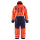 Blaklader 6763 Hi Vis Winter Overall Hi Vis Orange Navy Blue Main