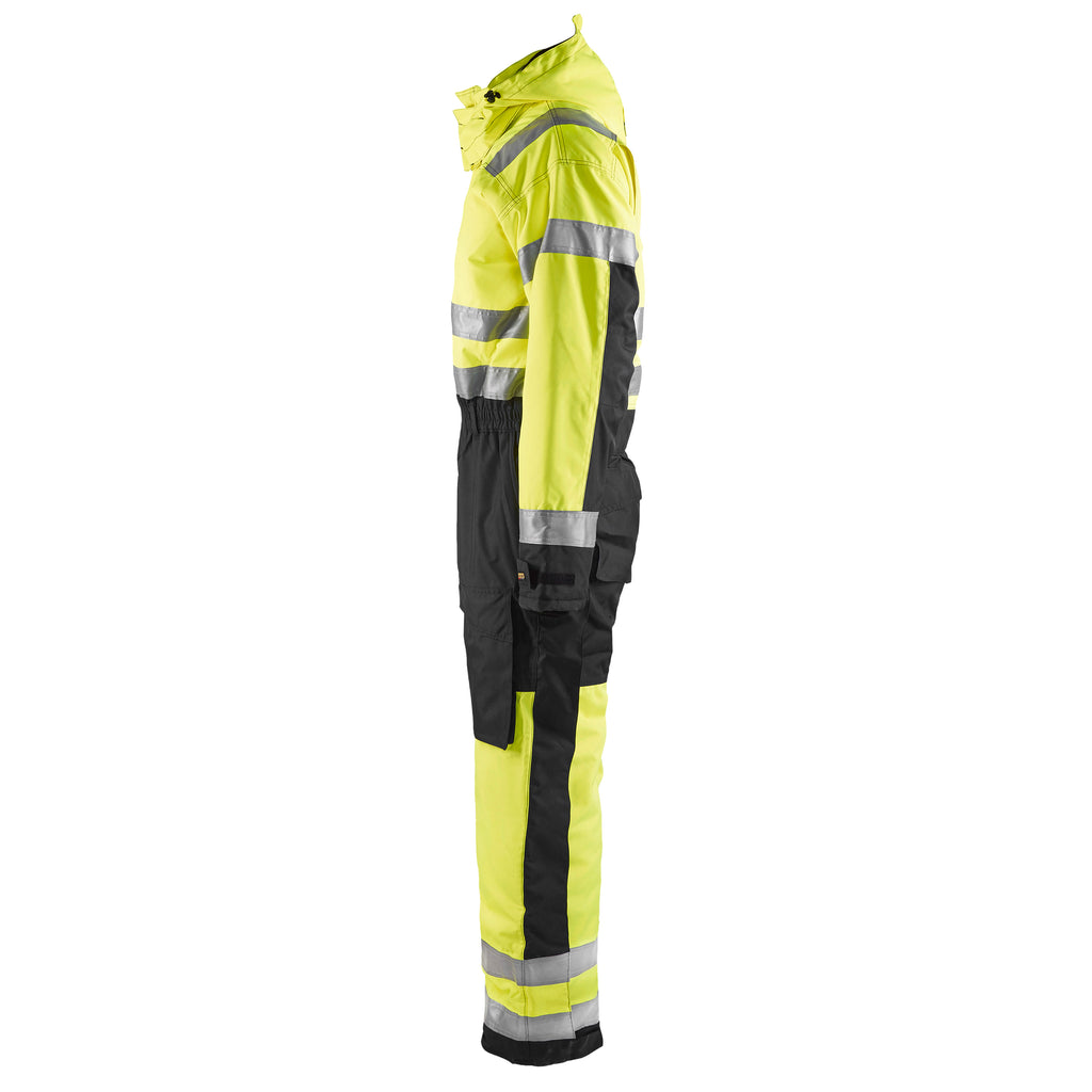 Blaklader 6763 Hi Vis Winter Overall Hi Vis Yellow Black Left